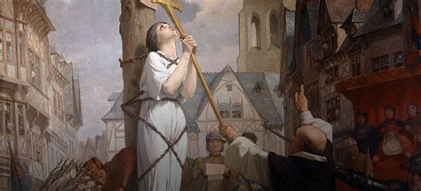 patron saint of france burned at the stake|Joan of Arc: The French heroine who saved her nation but .